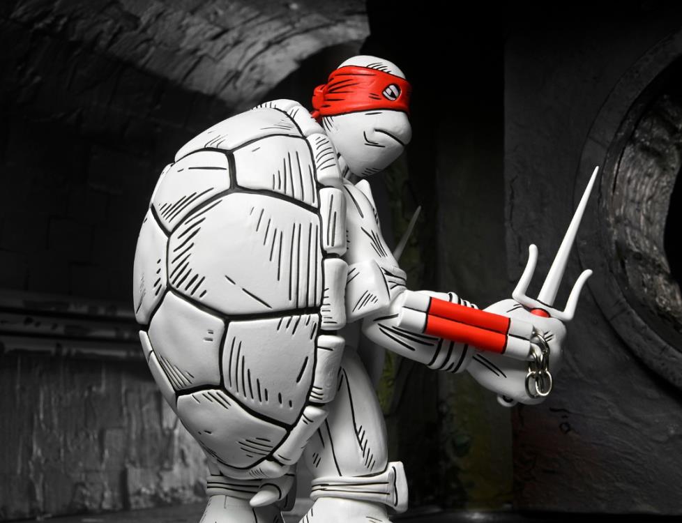 Teenage Mutant Ninja Turtles The First Sketch Turtles (Black & White) Two-Pack image 10