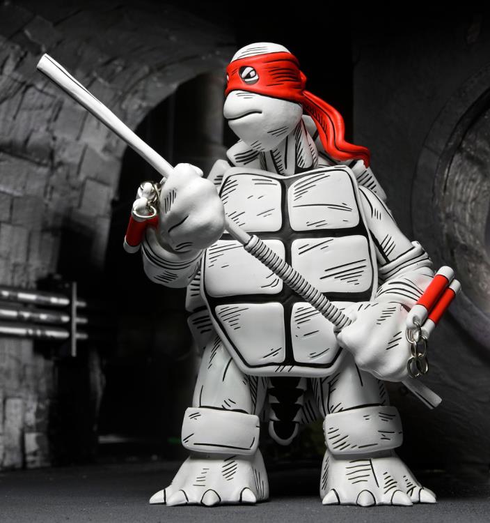 Teenage Mutant Ninja Turtles The First Sketch Turtles (Black & White) Two-Pack image 7