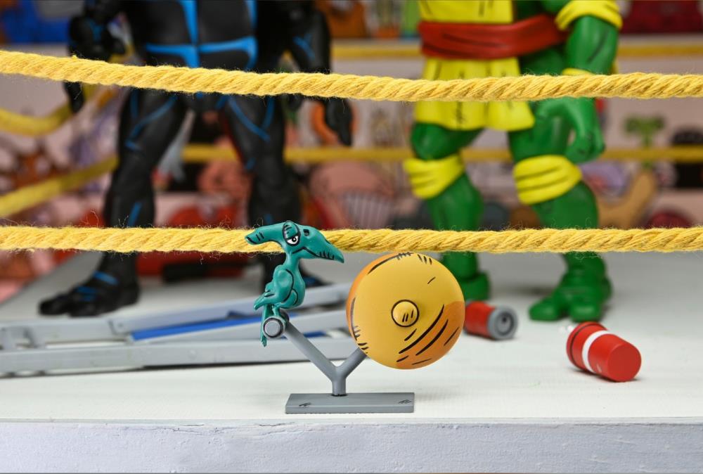 Teenage Mutant Ninja Turtles Adventures Stump Wrestling Turtles (Archie Comics) Four-Pack image 9