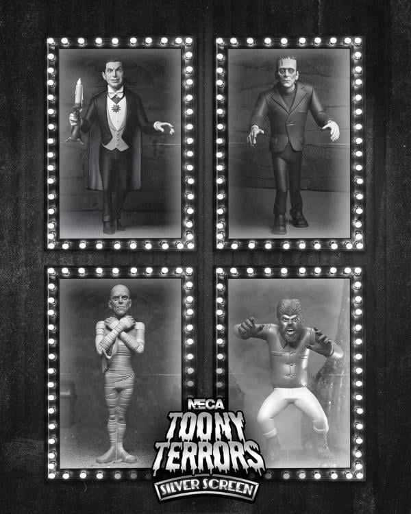 Universal Monsters Toony Terrors Silver Screen Edition Set of 4 Figures image 3