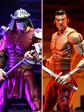 Teenage Mutant Ninja Turtles Worms of Madness Shredder (Mirage Comics) Two-Pack image 2