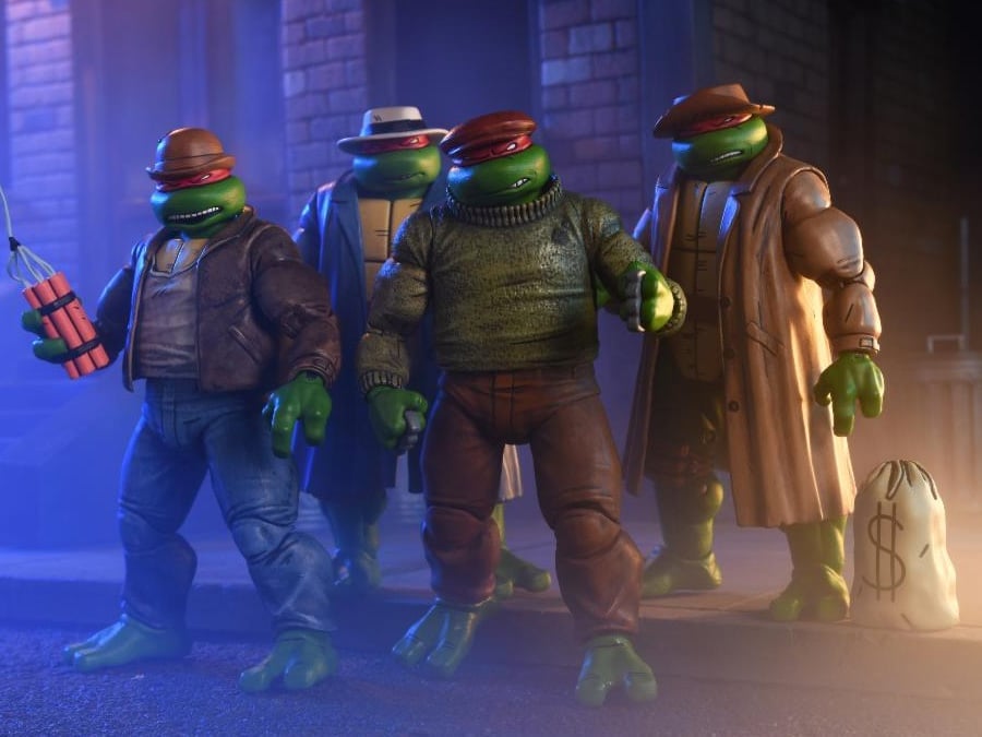 Teenage Mutant Ninja Turtles Gangster Turtles (Mirage Comics) 4-Pack image 1