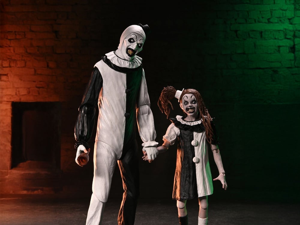 Terrifier 2 Ultimate Art the Clown & Little Pale Girl Two-Pack image 1