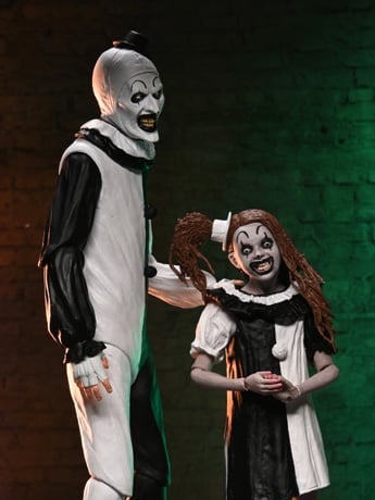 Terrifier 2 Ultimate Art the Clown & Little Pale Girl Two-Pack image 2