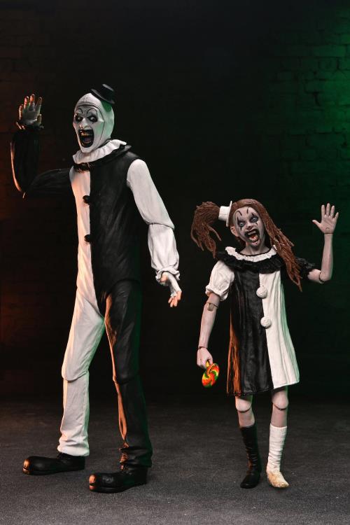 Terrifier 2 Ultimate Art the Clown & Little Pale Girl Two-Pack image 5