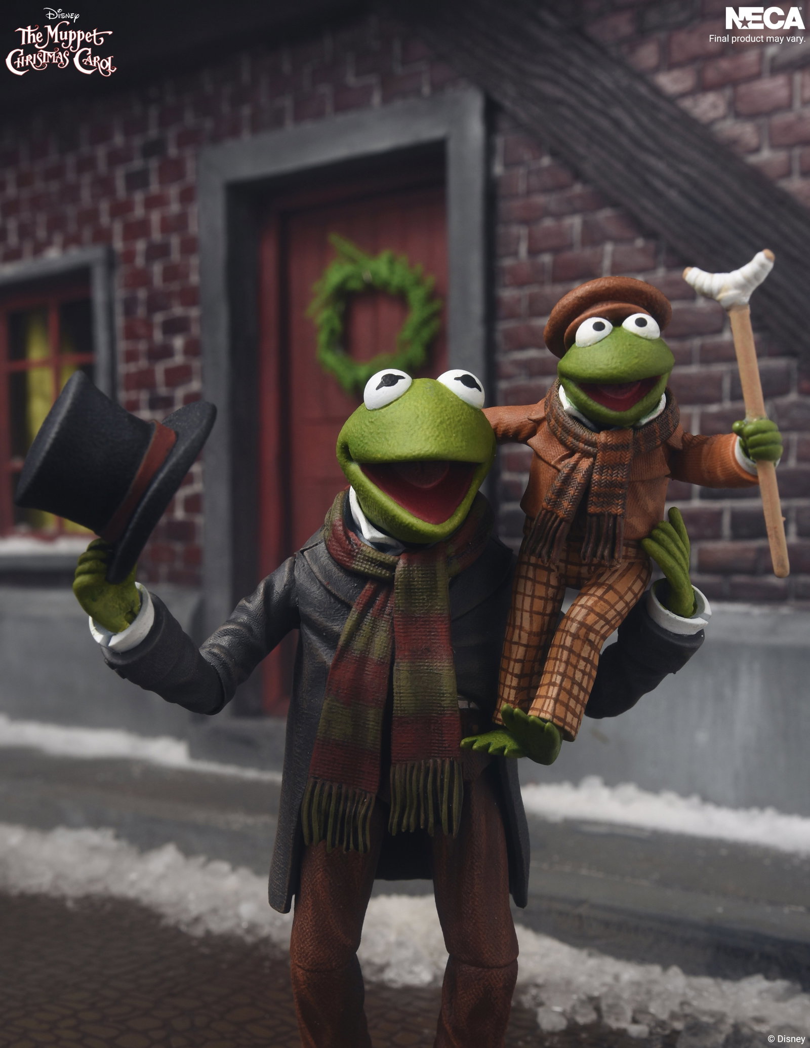 The Muppet Christmas Carol Ultimate Kermit as Bob Cratchit and Robin as Tiny Tim Two-Pack image 1
