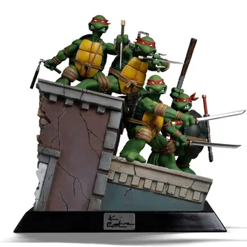 TMNT 1st Cover Set (Signed Version) - Teenage Mutant Ninja Turtles