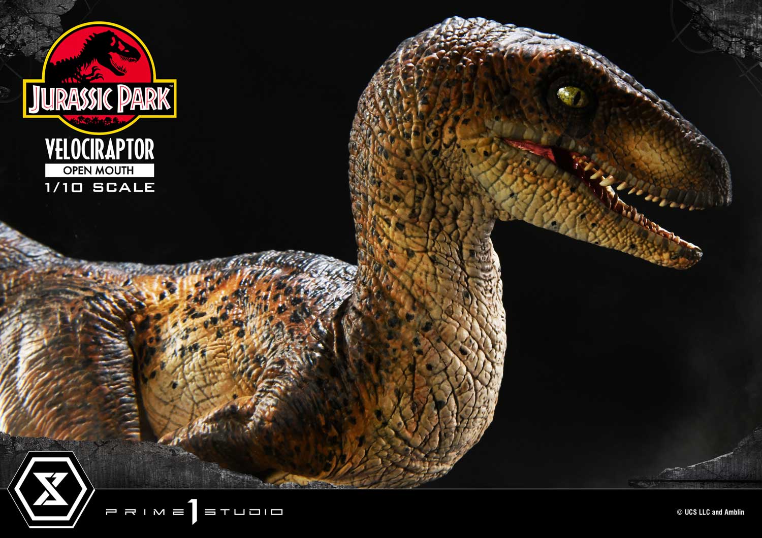 Jurassic Park (Film) Velociraptor Open Mouth image 10