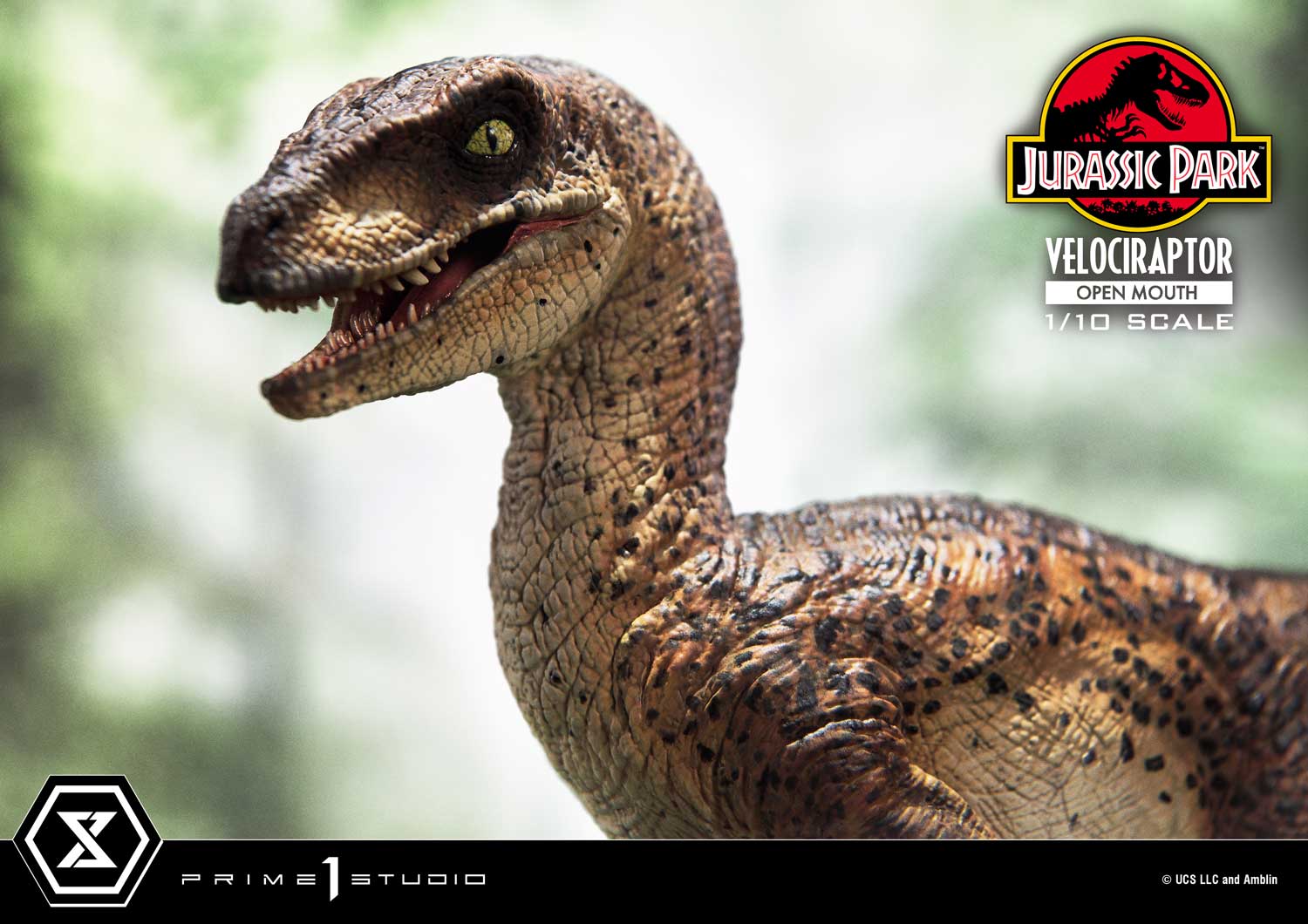 Jurassic Park (Film) Velociraptor Open Mouth image 2