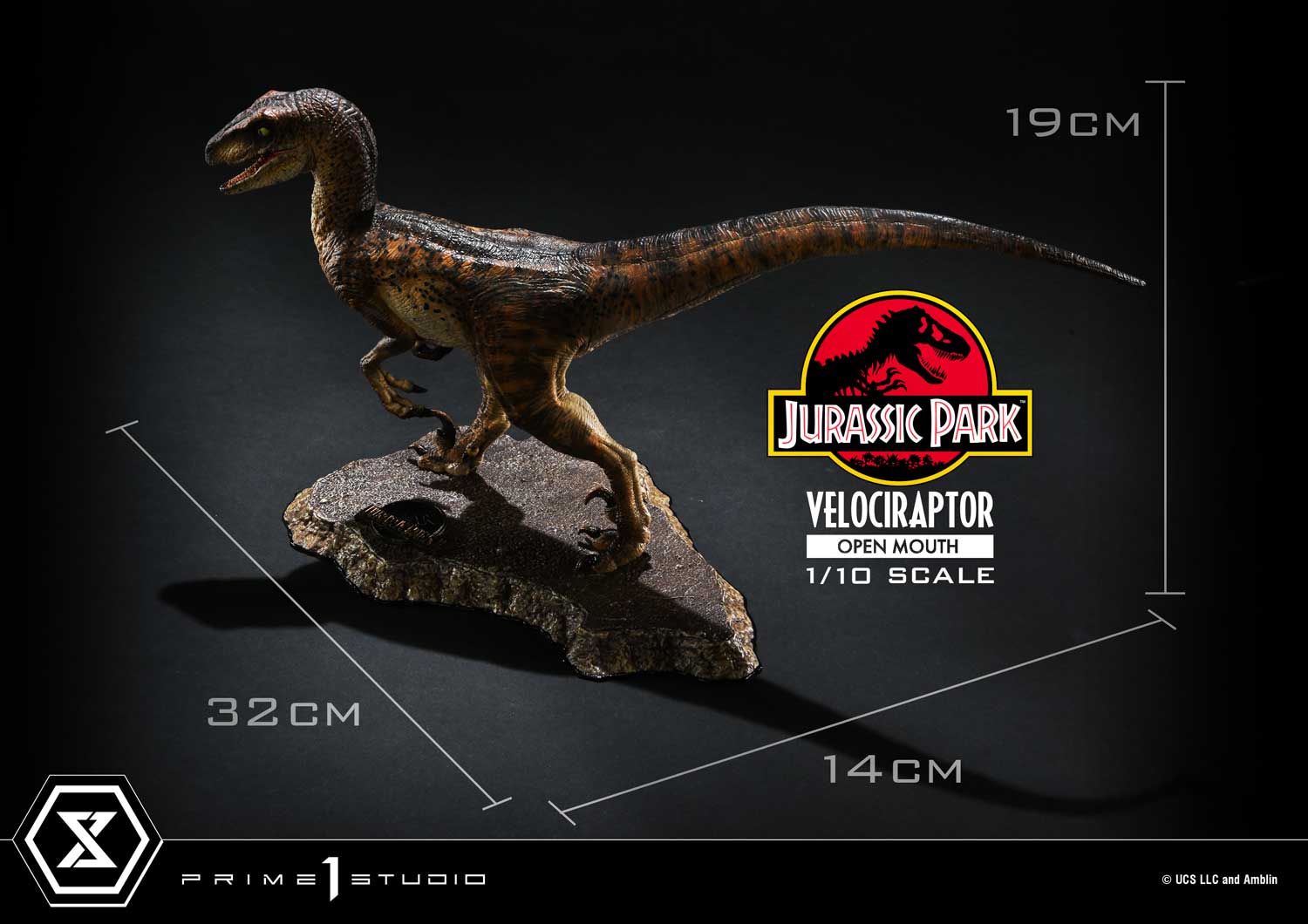 Jurassic Park (Film) Velociraptor Open Mouth image 5