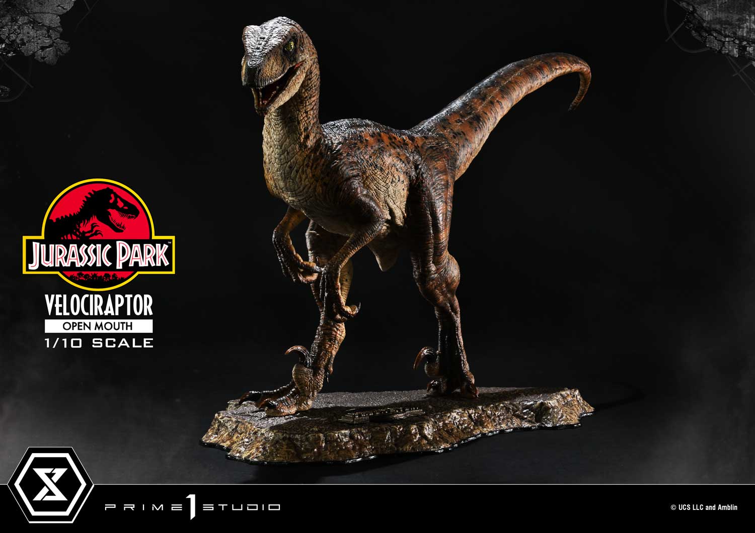 Jurassic Park (Film) Velociraptor Open Mouth image 6