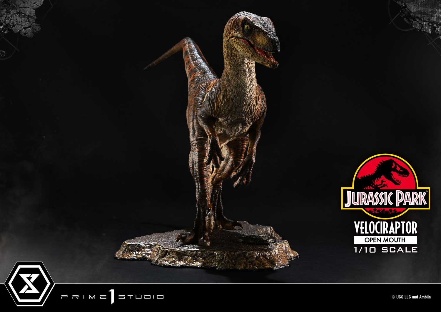 Jurassic Park (Film) Velociraptor Open Mouth image 7