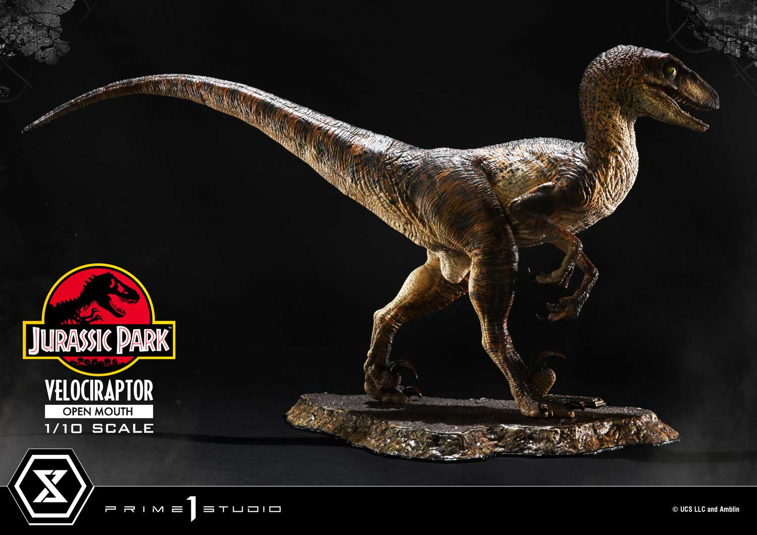Jurassic Park (Film) Velociraptor Open Mouth image 8
