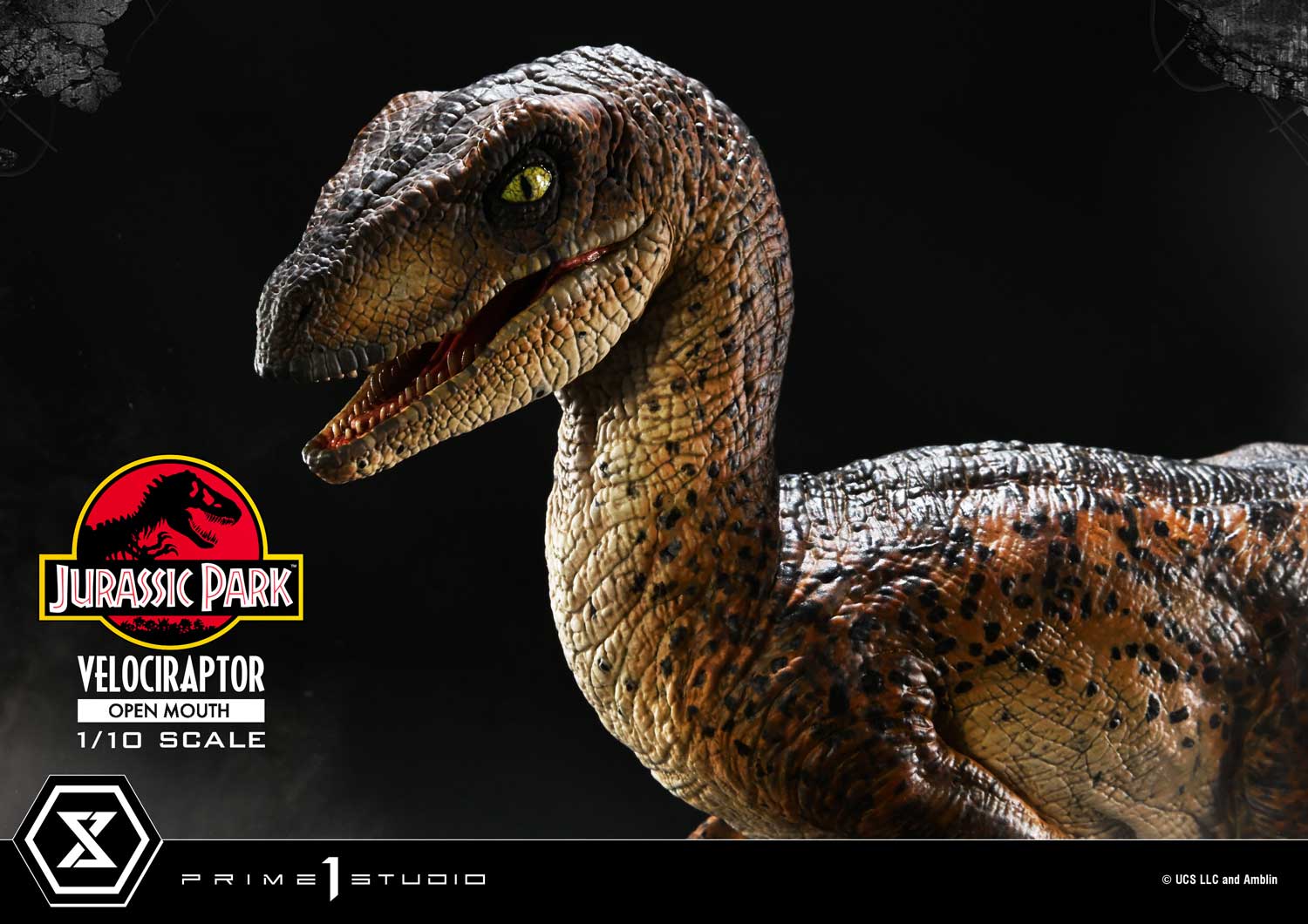Jurassic Park (Film) Velociraptor Open Mouth image 9