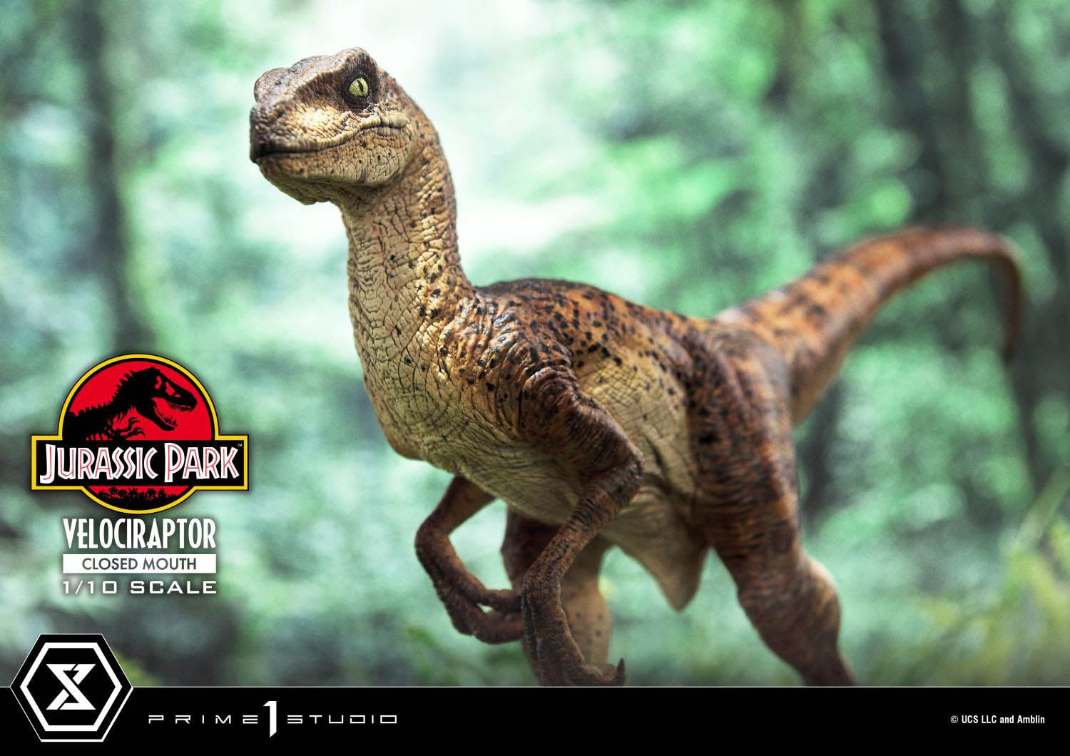 Jurassic Park (Film) Velociraptor Closed Mouth image 1