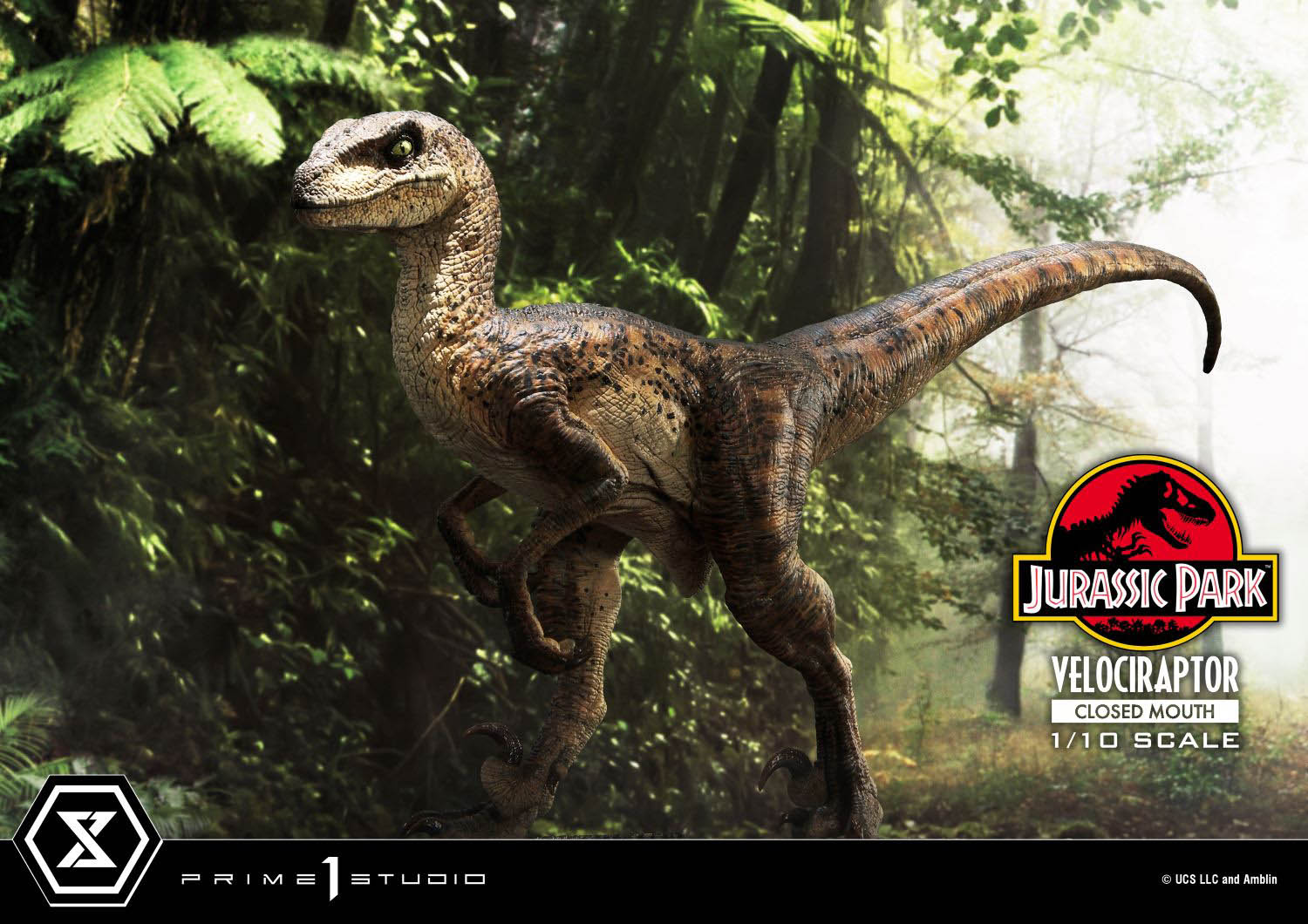 Jurassic Park (Film) Velociraptor Closed Mouth image 2