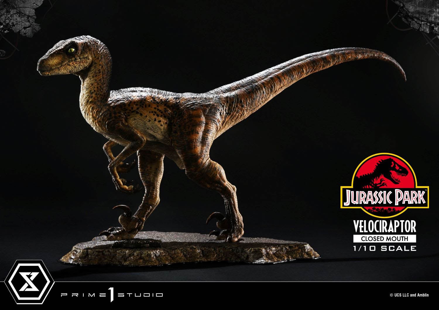 Jurassic Park (Film) Velociraptor Closed Mouth image 4