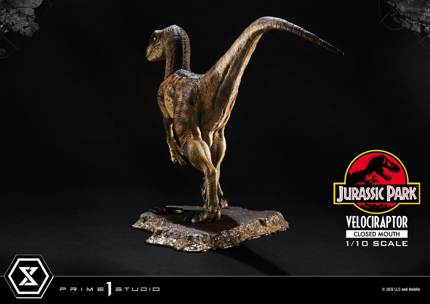 Jurassic Park (Film) Velociraptor Closed Mouth image 7