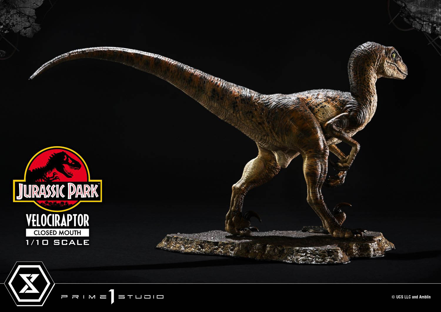 Jurassic Park (Film) Velociraptor Closed Mouth image 8