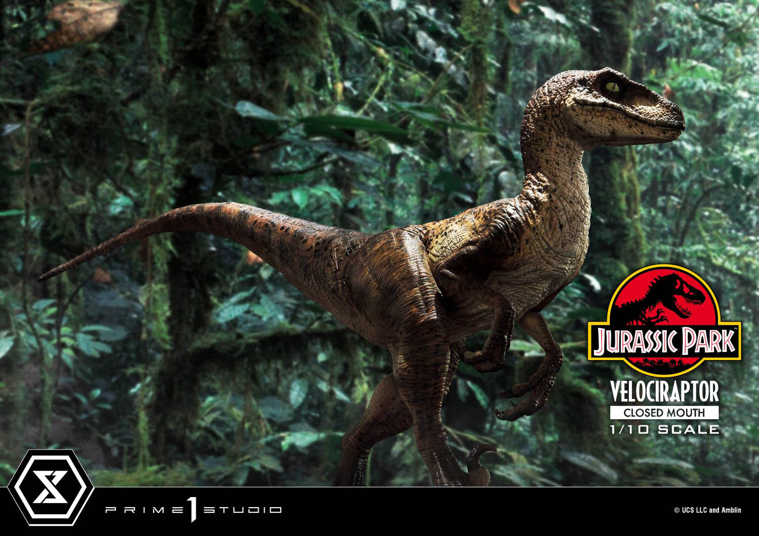 Jurassic Park (Film) Velociraptor Closed Mouth image 9