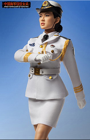Female Honor Guard from China Navy image 3