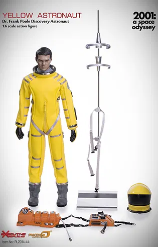 Yellow Astronaut Dr.Frank Poole Discovery Astronaut