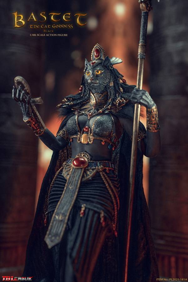 Bastet, The Cat Goddess-Black image 5