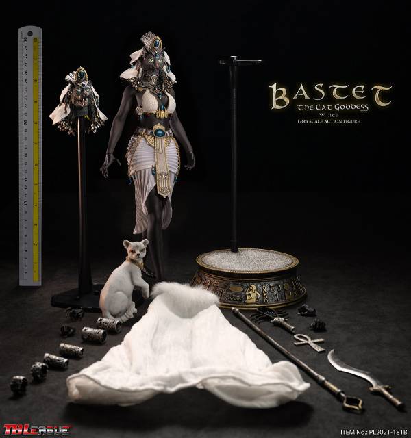 Bastet, The Cat Goddess-White image 10