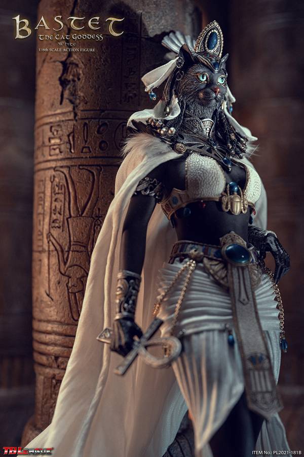 Bastet, The Cat Goddess-White image 2