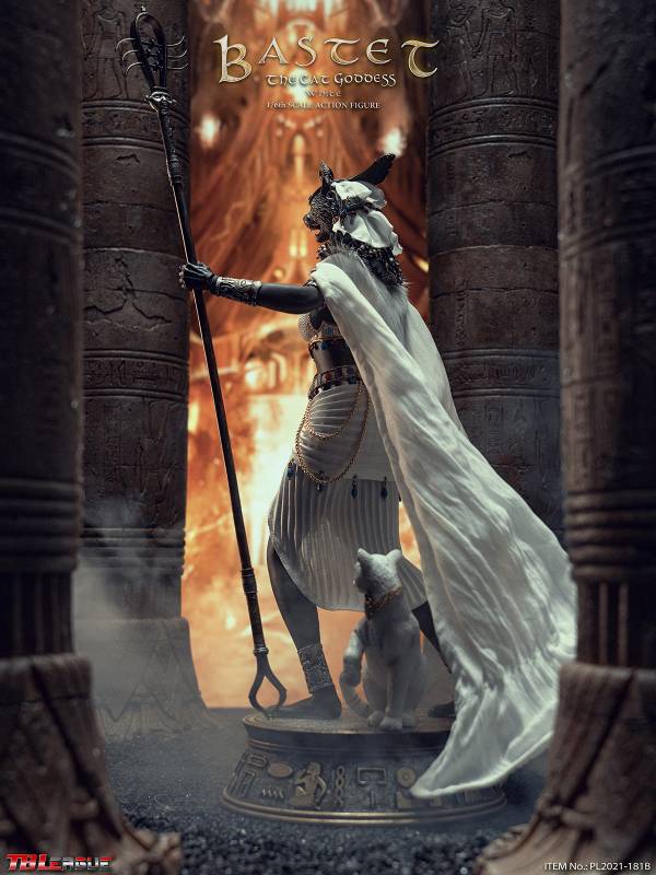 Bastet, The Cat Goddess-White image 5