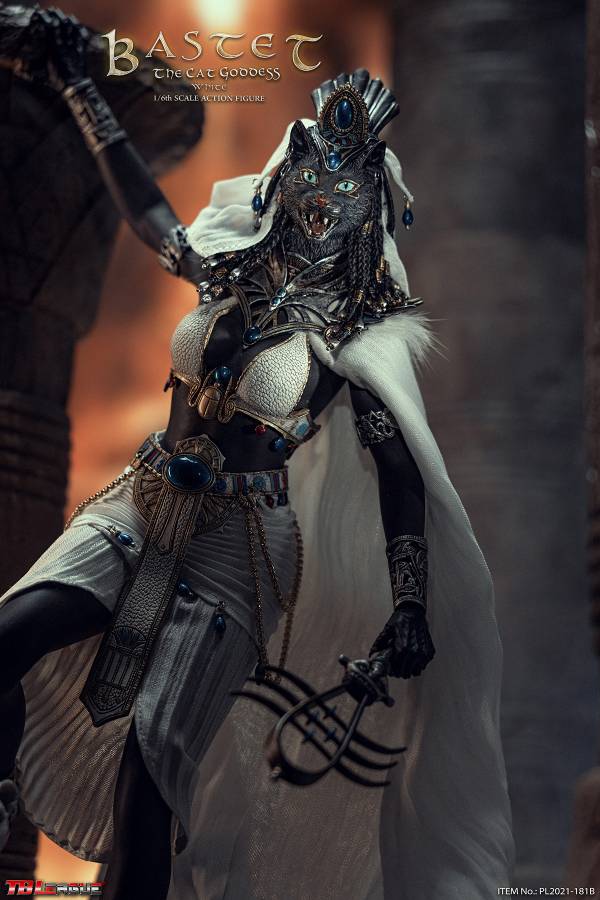 Bastet, The Cat Goddess-White image 6
