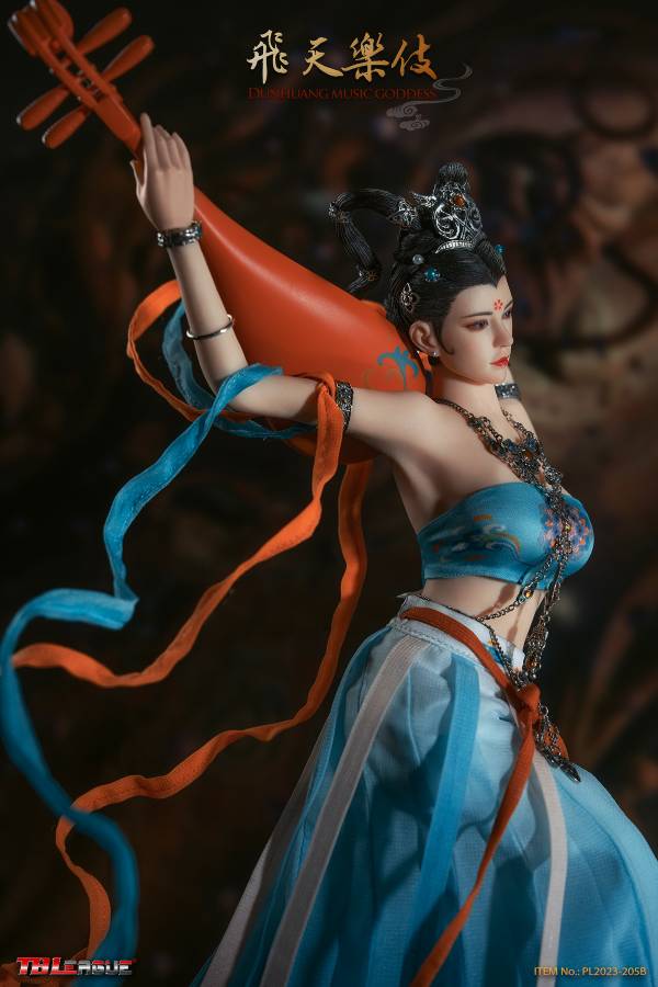 Dunhuang Music Goddess-Blue image 10