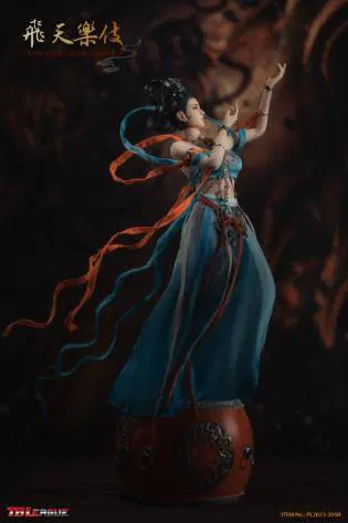 Dunhuang Music Goddess-Blue