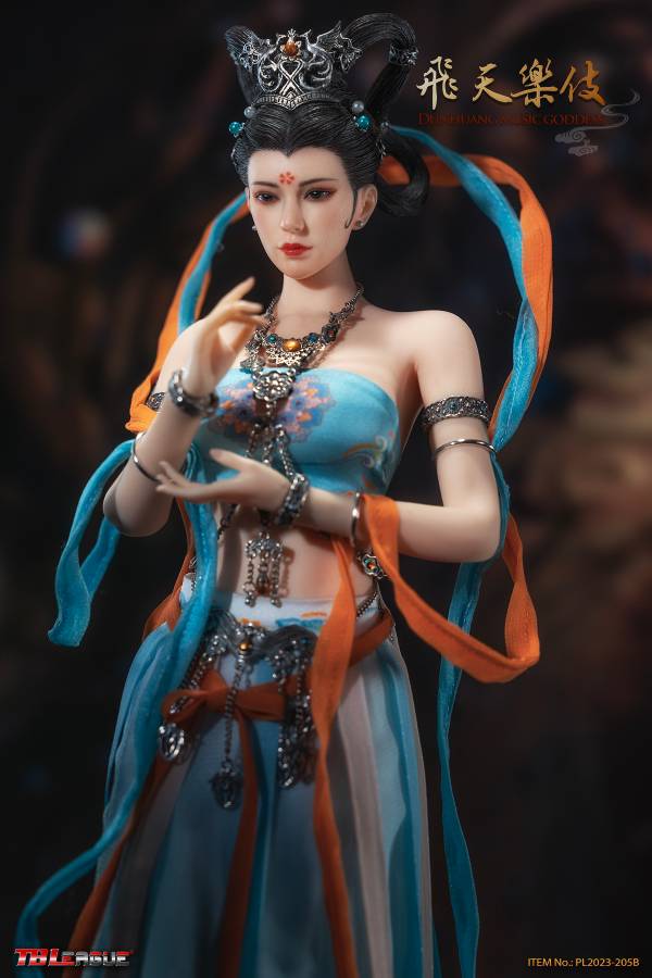Dunhuang Music Goddess-Blue image 6