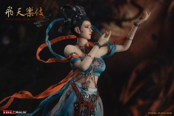 Dunhuang Music Goddess-Blue image 8