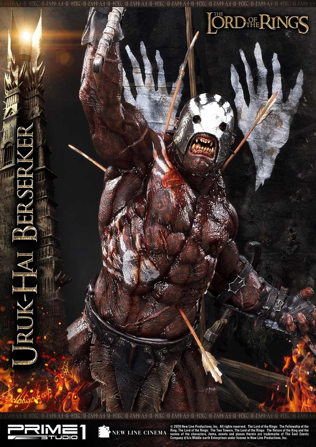 The Lord of the Rings: The Two Towers (Film) Uruk-Hai Berserker Deluxe Version image 10