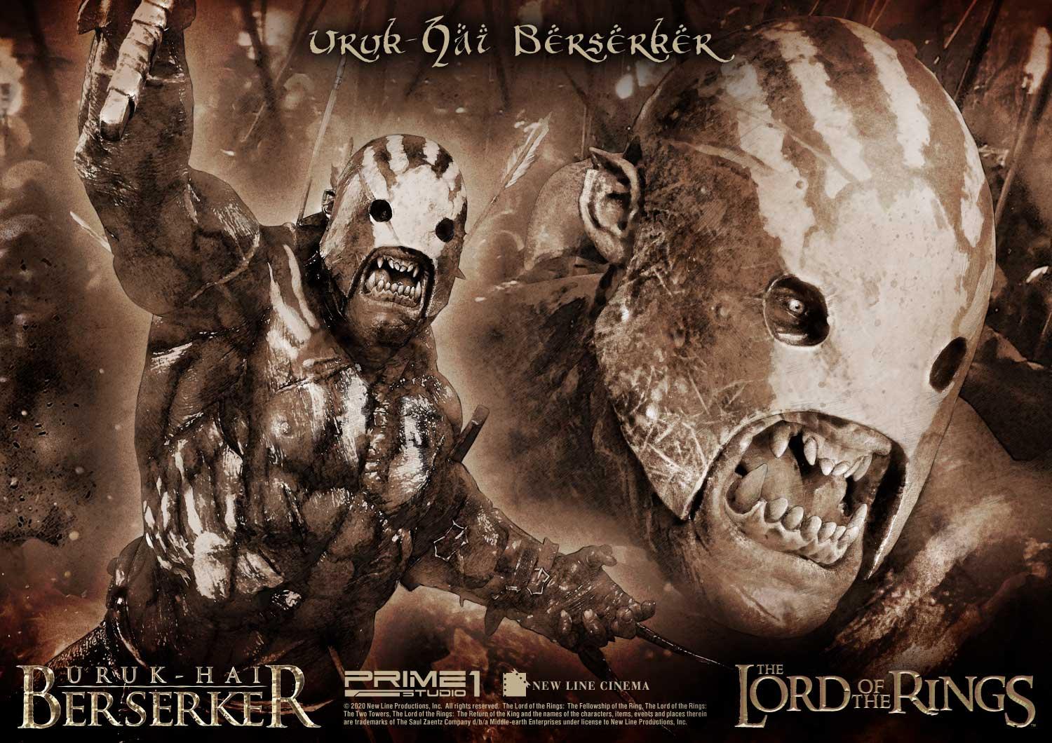 The Lord of the Rings: The Two Towers (Film) Uruk-Hai Berserker Deluxe Version image 1