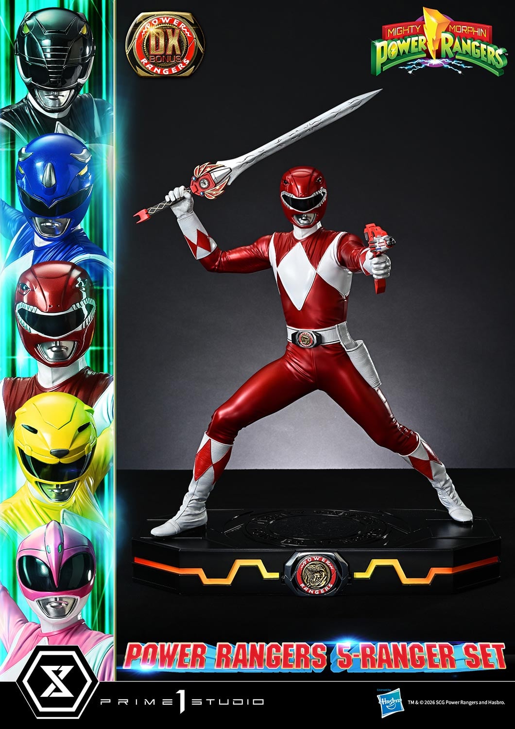 Power Rangers 5-Ranger Set DX image 3