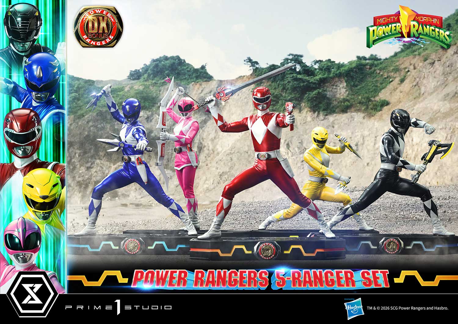 Power Rangers 5-Ranger Set DX image 5