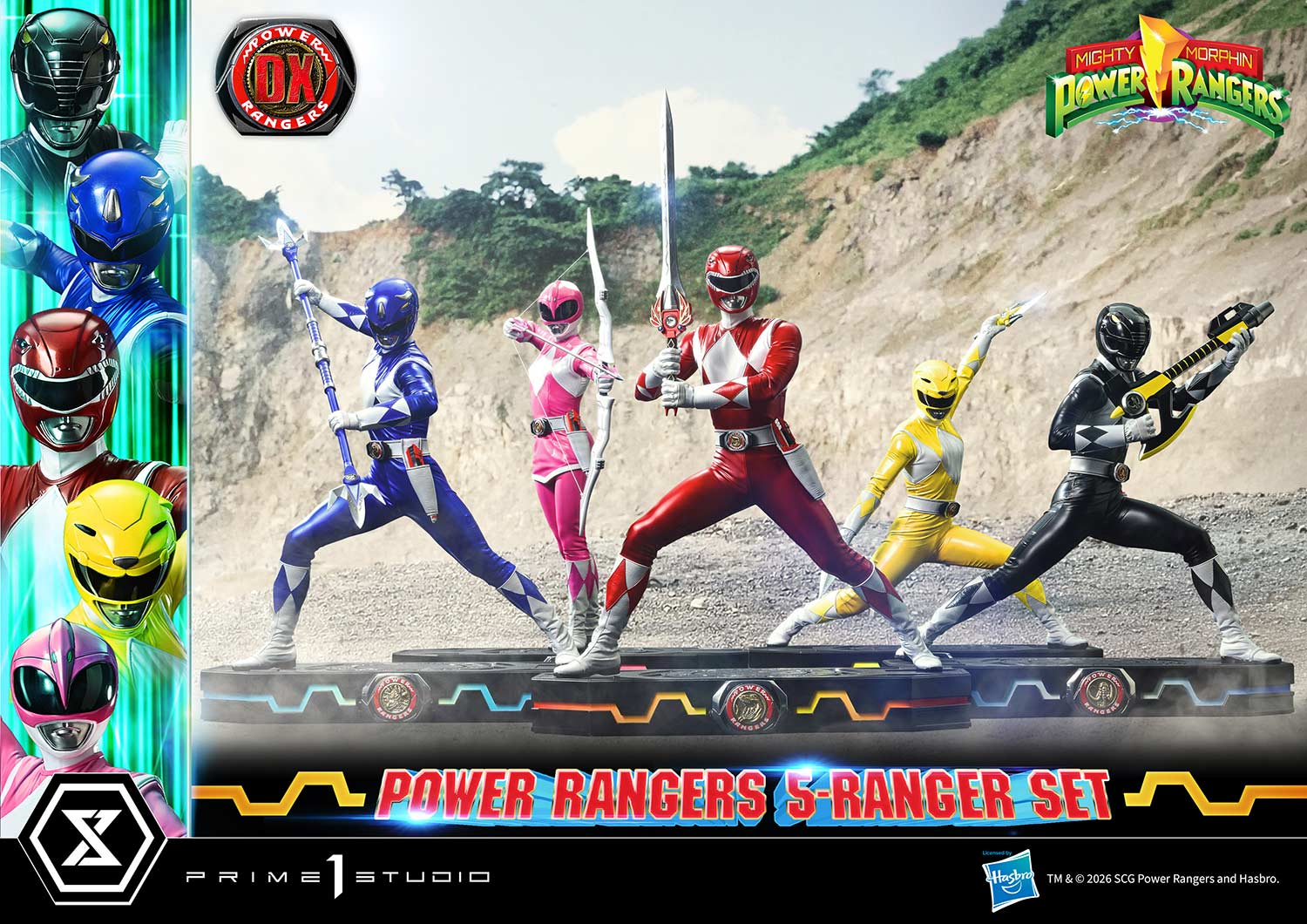 Power Rangers 5-Ranger Set DX image 7