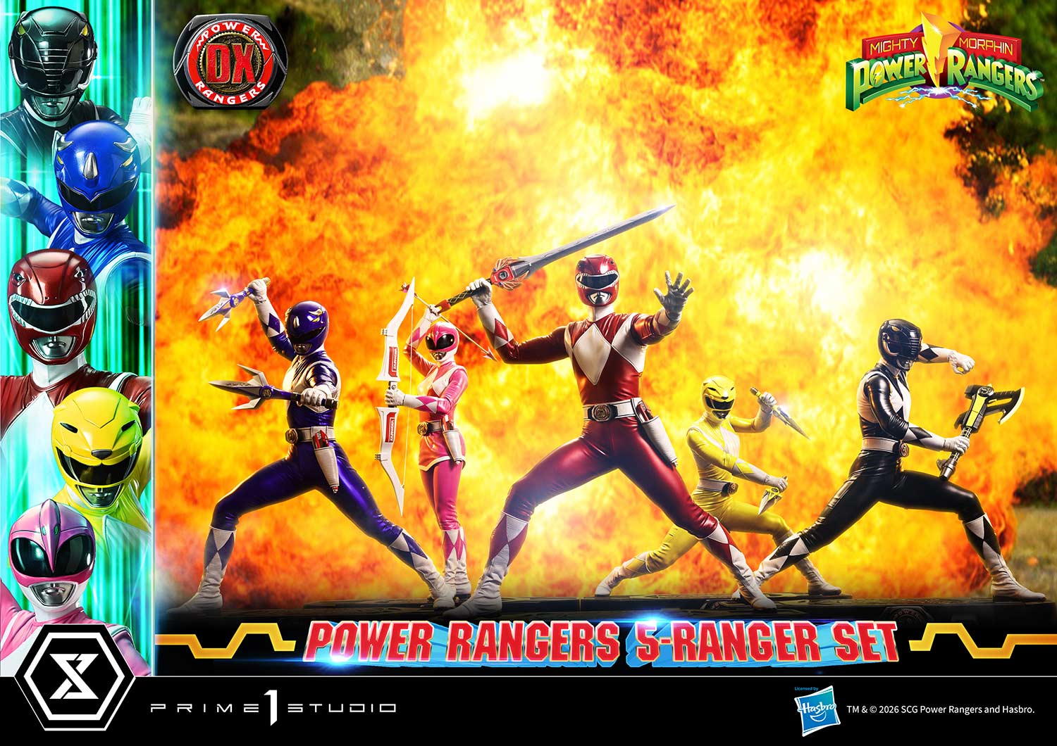 Power Rangers 5-Ranger Set DX image 8