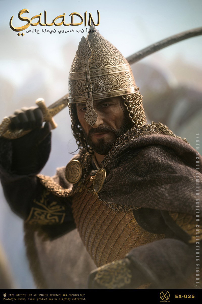 “Nothing, Everything” Saladin Fine Copper Handmade Armor image 7