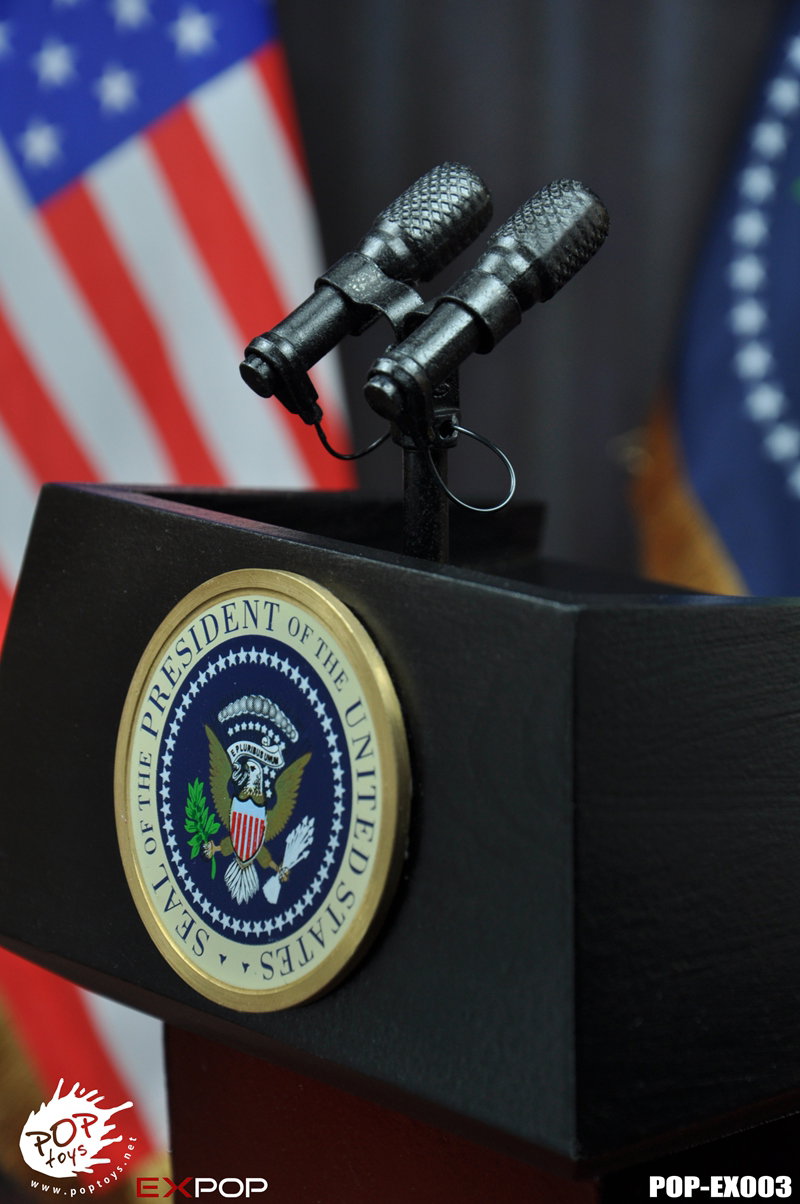 U.S. President's Carved Podium with Head image 7