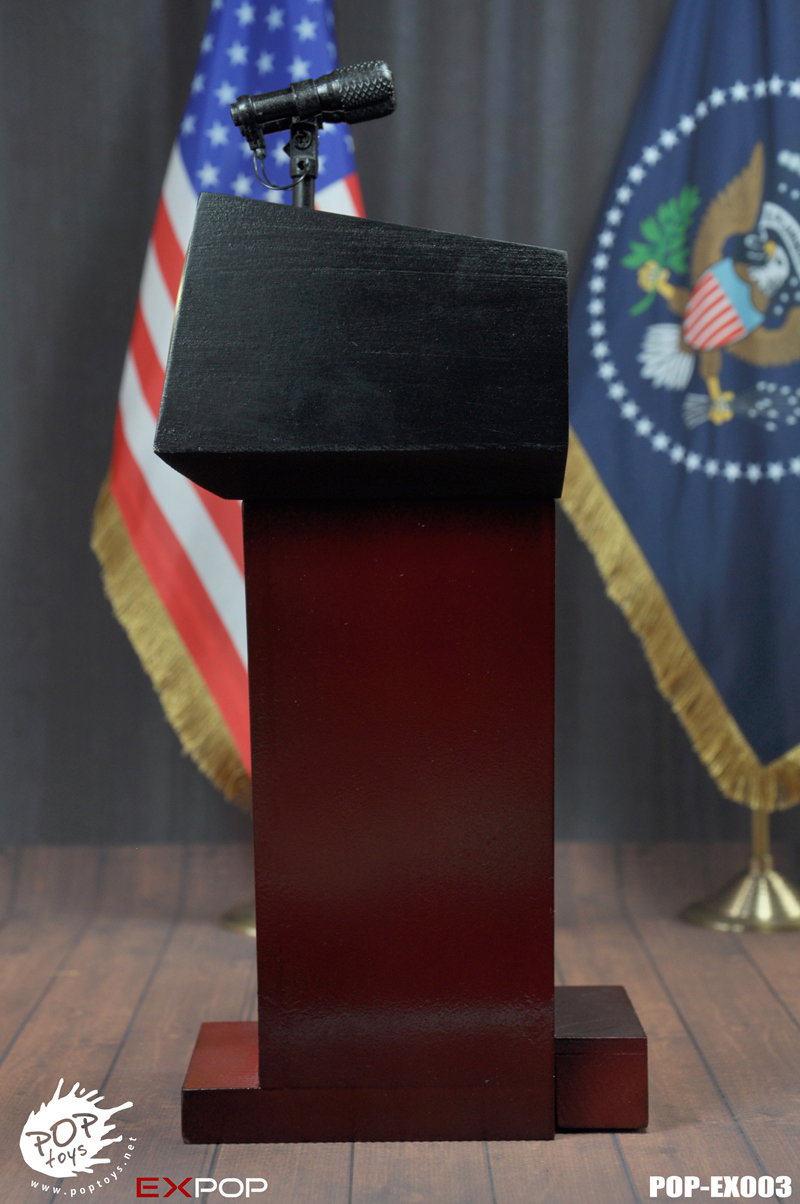 U.S. President's Carved Podium with Head image 9