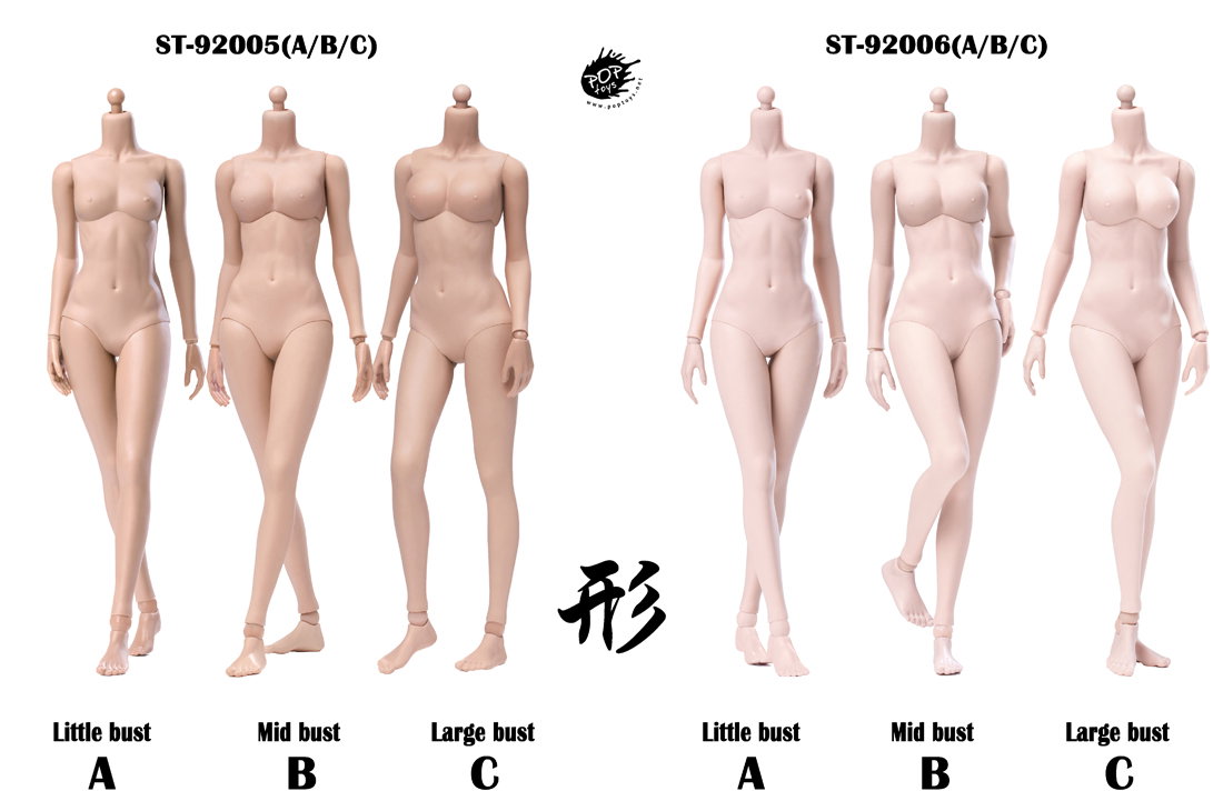 XING Series Modified Version Super Flexible Female Body-Sun Tan / 3 Bust image 2