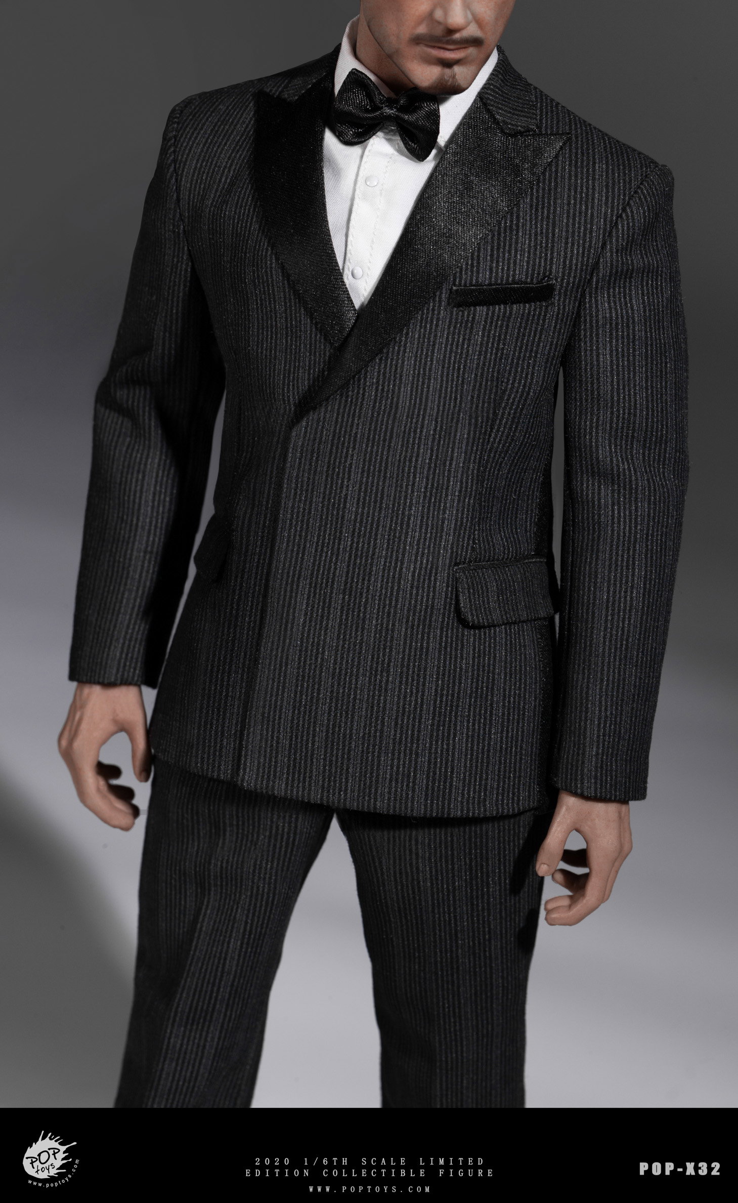 X Series-Couture Version Men’s Striped Suit image 10