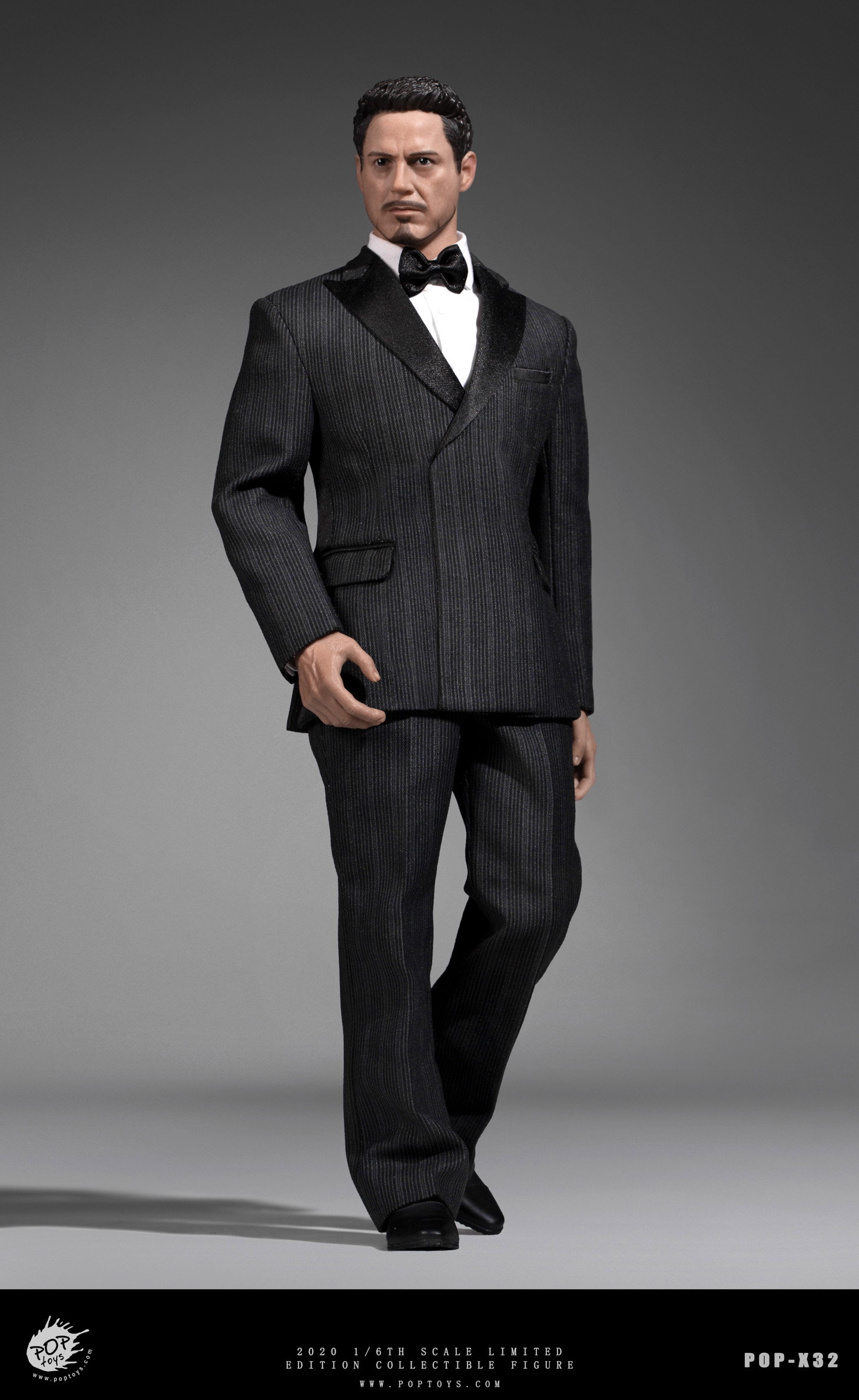 X Series-Couture Version Men’s Striped Suit image 2