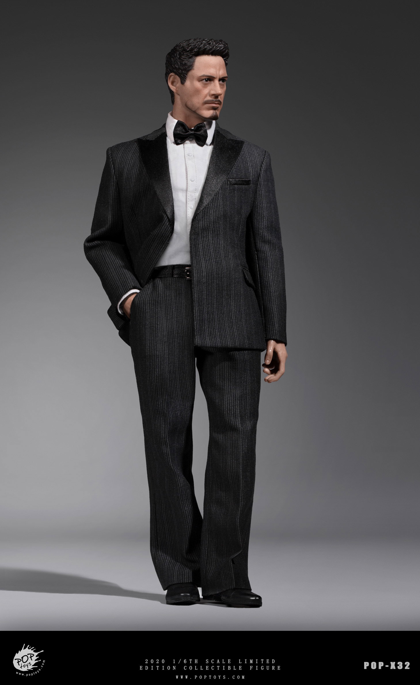 X Series-Couture Version Men’s Striped Suit image 4