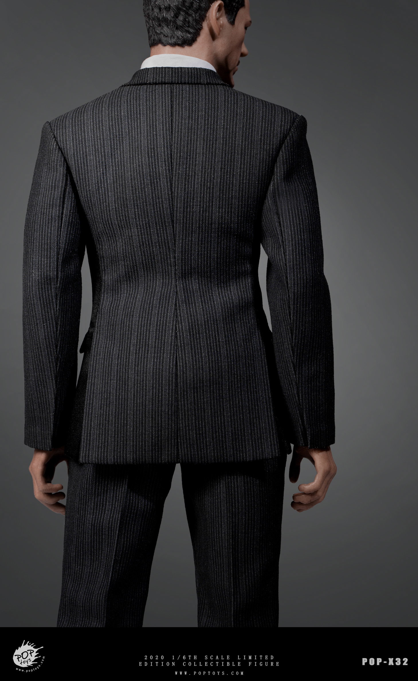X Series-Couture Version Men’s Striped Suit image 6