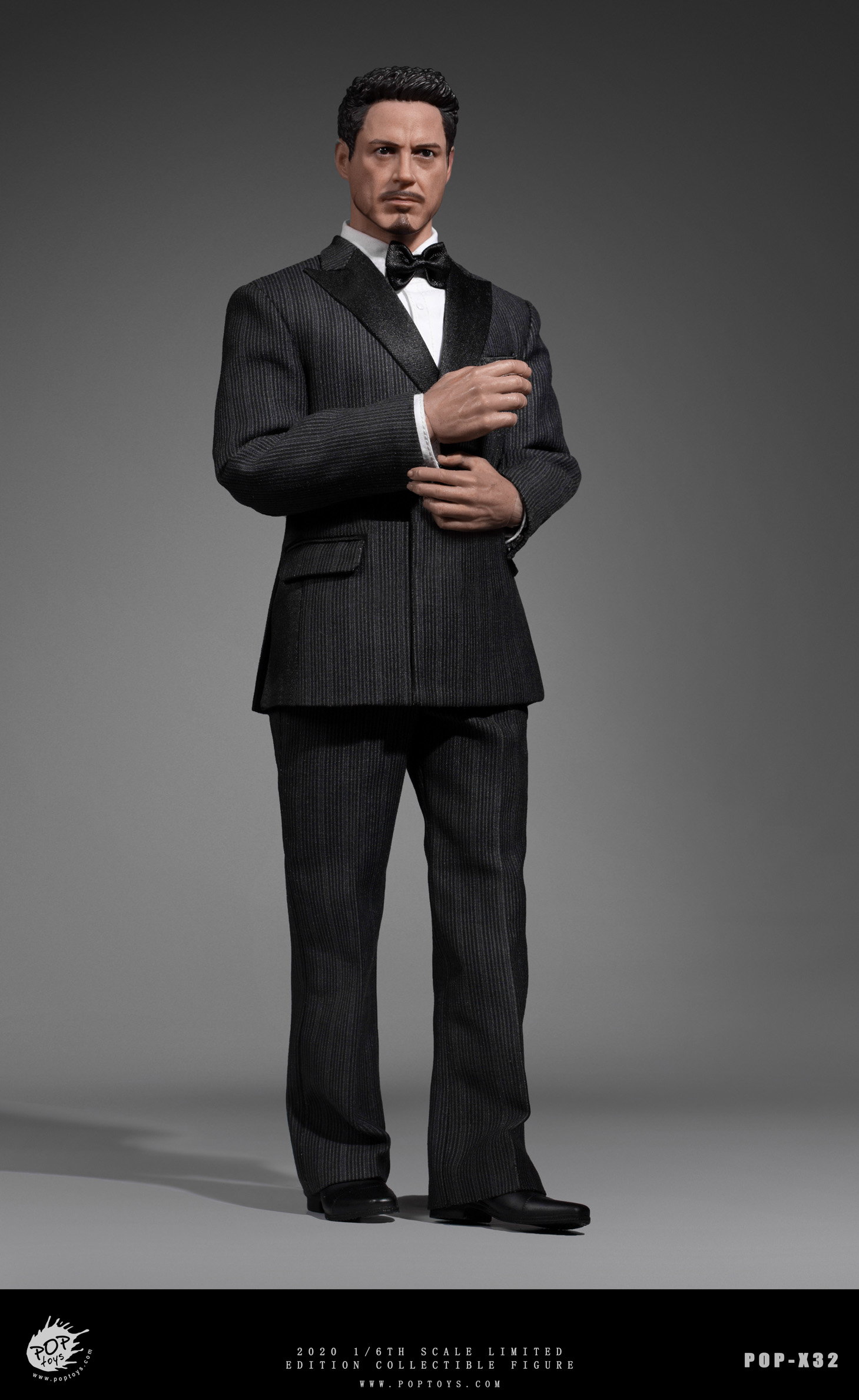 X Series-Couture Version Men’s Striped Suit image 7